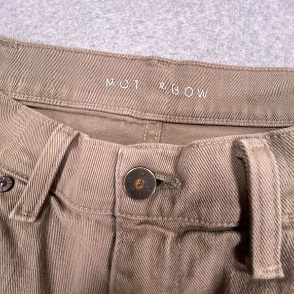 Mott & Bow Jeans Mens 33 x 30 (32 x 29) Mercer Green Slim Straight Denim Stretch - Picture 9 of 15